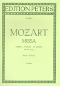 Messe c-Moll KV427 fr Soli, gem Chor und Orchester Partitur