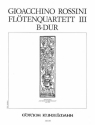 Quartett B-Dur Nr.3 fr Flte und Streichtrio Stimmen