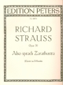 Also sprach Zarathustra op.30 Sinfonische Dichtung fr Klavier