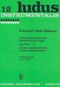 6 konzertante Duos op.8 Band 1 (Nr.1-3) für Klarinette und Fagott
