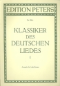 Klassiker des Deutschen Liedes Band 1 fr hohe Singstimme und Klavier