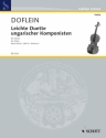 Ungarische Komponisten Leichte Stücke für 2 Violinen Spielpartitur (Seiber, Bartok, Kadosa)