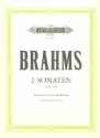 2 Sonaten op.120 fr Klarinette und Klavier