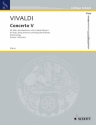 Konzert op.10,5 RV434, PV262 fr Flte und Streicher fr Flte und Klavier