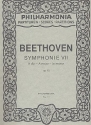 Sinfonie A-Dur Nr.7 op.92 fr Orchester Studienpartitur