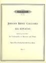 Sonata a minor no.1 for violoncello (bassoon) and piano