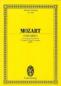 Konzert C-Dur KV415 fr Klavier und Orchester Studienpartitur