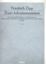 Zwei kleine Motetten fr Mnnerchor (TTBB) mit Solo-Sopran oder Kinderchor/Frauenchor a cap Partitur