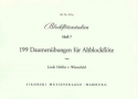 Blockfltenstudien Band 7 199 Daumenbungen fr Altblockflte