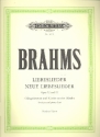 Liebeslieder op.52 und neue Liebeslieder op.65 fr gem Chor und Klavier Partitur