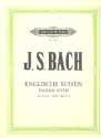 Englische Suiten BWV809-811 für Klavier