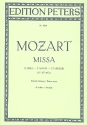 Messe c-Moll KV427 fr Soli, Chor und Orchester Klavierauszug