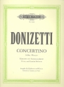Concertino B-Dur für Klarinette und Kammerorchester für Klarinette und Klavier