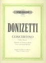 Concertino B-Dur fr Klarinette und Kammerorchester fr Klarinette und Klavier