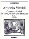 Concerto d-Moll RV540 für Viola, Gitarre und Streicher Partitur