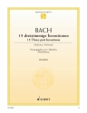 15 dreistimmige Inventionen BWV 787-801 für Klavier