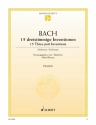 15 dreistimmige Inventionen BWV 787-801 fr Klavier
