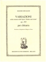 Variazioni sulla romanza dall'opera 'Ruhm und Liebe' op.105 per chitarra