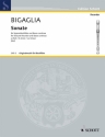 Sonate a-Moll fr Sopran-Blockflte und Basso continuo (Cembalo, Klavier), Violoncel Partitur und Stimmen