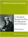 Konzert Es-Dur fr Klarinette und Orchester fr Klarinette und Klavier