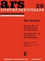 Konzert B-Dur Nr.10 für Klarinette und Orchester für Klarinette und Klavier
