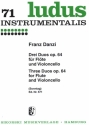 3 Duos op.64 fr Flte und Violoncello 2 Spielpartituren