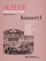 Auslese Konzert Band 1 Werke klassischer Musikliteratur für E-Orgel