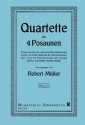 5 ausgewhlte Quartette Band 1 fr 4 Posaunen Partitur und Stimmen