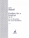 Fanfare for a Festival op.64 for 6 recorders (SSATTB) score
