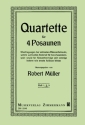 5 ausgewhlte Quartette Band 2 fr 4 Posaunen Partitur und 4 Stimmen
