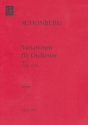 Variationen fr Orchester op.31 Studienpartitur