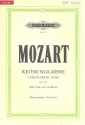 Krnungsmesse KV317 fr Soli (SATB), Chor und Orchester Klavierauszug