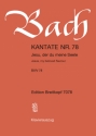 Jesu, der du meine Seele Kantate Nr.78 BWV78 Klavierauszug (dt/en)