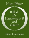 Ballade fr Klarinette in B und Gitarre