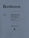 Trios op.11 und op.38 fr Klarinette, Violoncello und Klavier