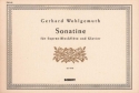 Sonatine für Sopran-Blockflöte und Klavier