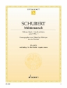 Militrmarsch op.51,1 fr Klavier zu 4 Hnden