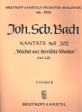 Weichet nur betrübte Schatten Kantate Nr.202 BWV202 Violine 2
