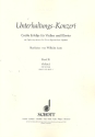 Unterhaltungskonzert Band 2 fr Violine und Klavier, erweiterbar durch Ergnzungsstimmen bis zum Q Solostimme - Violine I