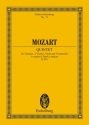Quintett A-Dur KV581 fr Klavier und Streichquartett Studienpartitur