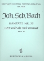 Geist und Seele wird verwirret Kantate Nr.35 BWV35 Partitur (dt)