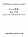 Adagio F-Dur KV580a fr Klarinette (Ob, Fl, Vl) und Klavier (Orgel)