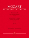 Konzert A-Dur KV219 fr Violine und Orchester fr Violine und Klavier