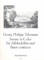 Sonate in C-Dur fr Altblock- flte und BC   Partitur und 2Stimmen