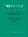 Quartett d-Moll  fr 2 Flten, Altblockflten und Bc Partitur und 5 Stimmen