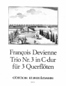 Trio Nr.3 für 3 Flöten oder andere Melodieinstrumente Partitur
