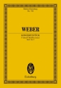 Konzertstck f-Moll op.79 WeVN17 fr Klavier und Orchester Studienpartitur