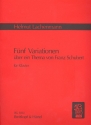 5 Variationen über ein Thema von Franz Schubert für Klavier (1957)