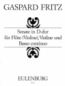 Sonate D-Dur op.4,5 fr Flte, Violine und Bc