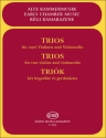 Trios fr 2 Violinen und Violoncello Partitur und 3 Stimmen